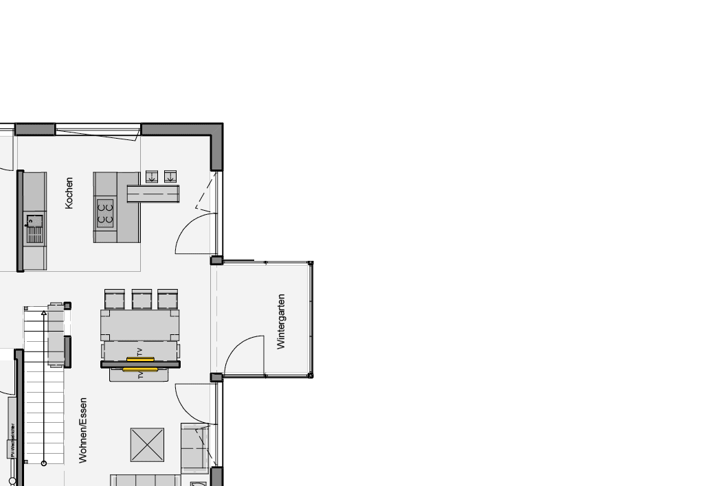 Grundriss mit WINTERGARTEN